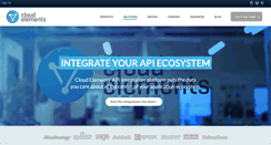 Desktop Screenshot of cloud-elements.com