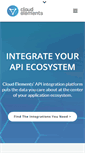 Mobile Screenshot of cloud-elements.com