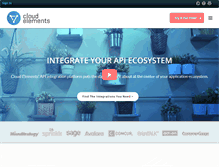 Tablet Screenshot of cloud-elements.com